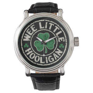 Wee Little Hooligan Shamrock St Patrick's Day Watch