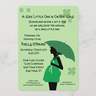 Wee Little One Baby Shower Invitation Template