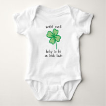 Wee one-lucky to be an Irish twin - baby bodysuit