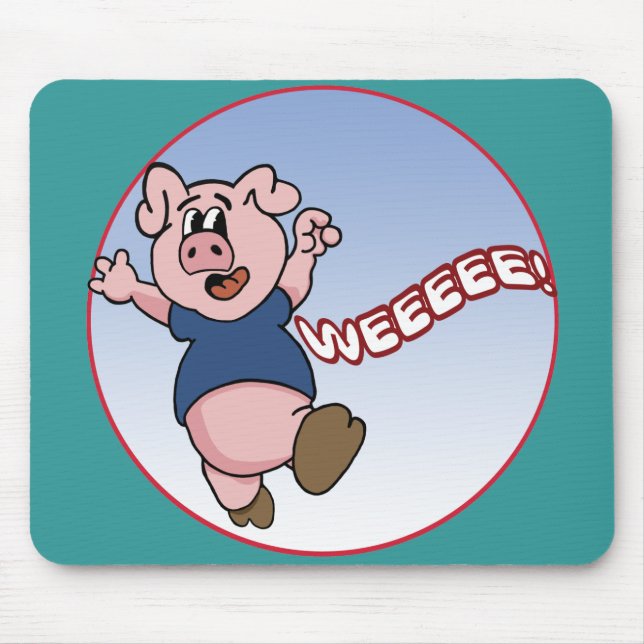 Wee Piggy Mouse Pad (Front)