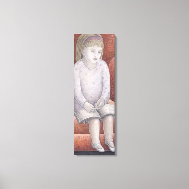 Wee Reader 2005 Canvas Print (Front)