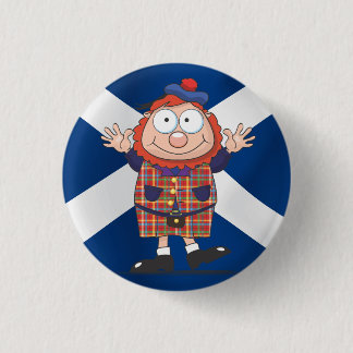 Wee Scottish guy 1 Inch Round Button