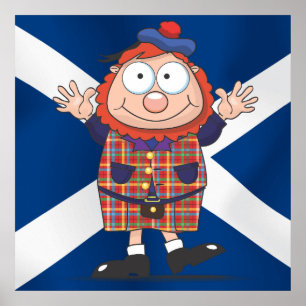 Wee Scottish Guy Poster