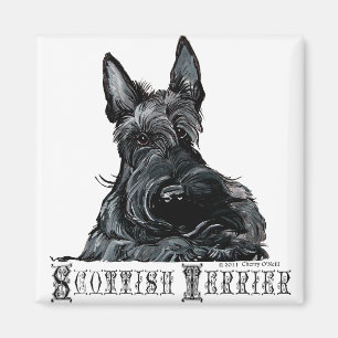 Wee Scottish Terrier Magnet