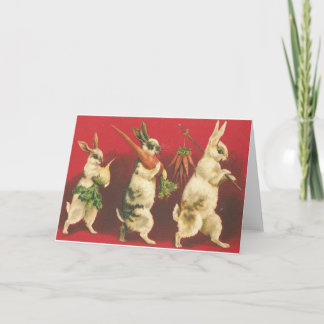 Wee Three Rabbits Holiday Card