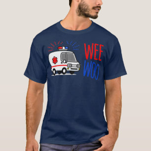 WEE WOO AMR EMT AMR Paramedic Tee SHIRT for Men