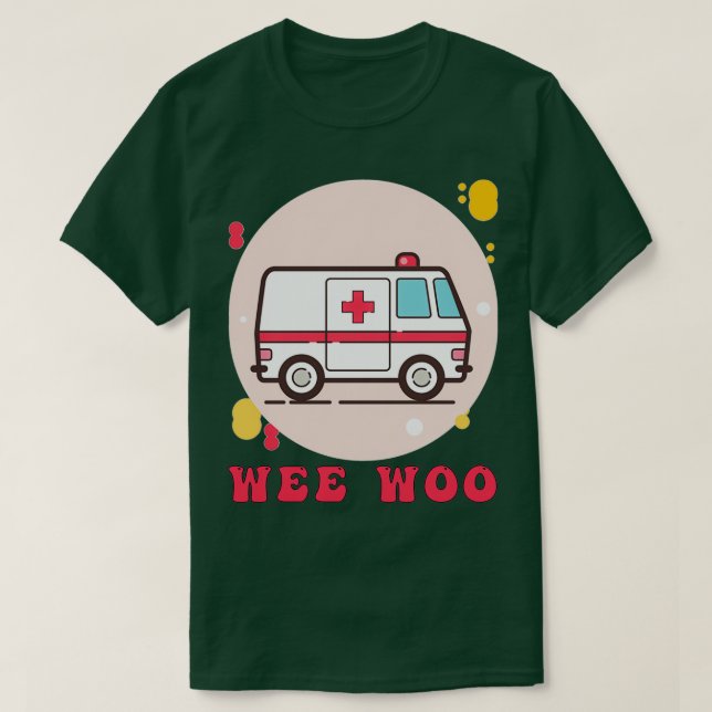 Wee Woo First Responder Ambulance Classic TShirt (Design Front)