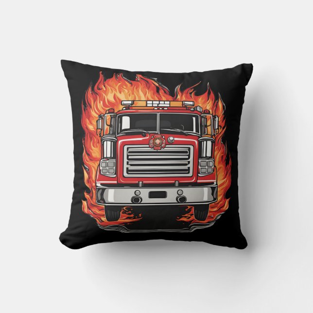 Wee Woo Squad Throw Pillow (Front)