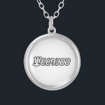 WEEABOO SILVER PLATED NECKLACE<br><div class="desc">Weeaboo pride.
Globe Trotters specialises in idiosyncratic imagery from around the globe. Here you will find unique Greeting Cards, Postcards, Posters, Mousepads and more.</div>