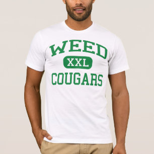 Weed - Cougars - High School - Weed California T-Shirt