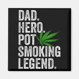 Weed Dad Shirt Funny Stoner Christmas T Smoker Hum Magnet
