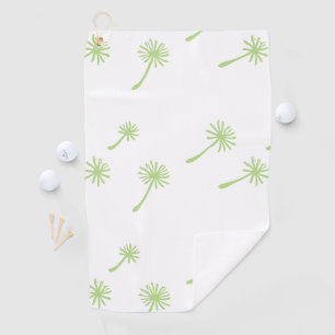 Weed Happens cute cynical dandelion Funny Vintage Golf Towel