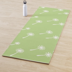 Weed Happens cute cynical dandelion Funny Vintage Yoga Mat