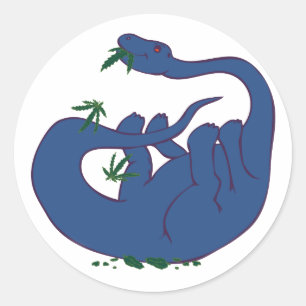 Weed Historic Classic Round Sticker