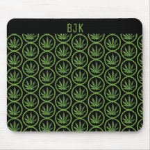 Weed Leaf Circle Pattern