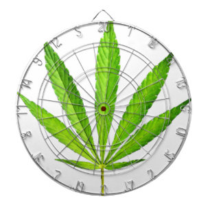WEED LEAF DARTBOARD