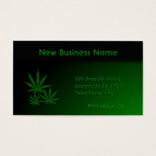 Weed Leaf Emerald Green