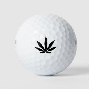 Weed Leaf Golf Balls