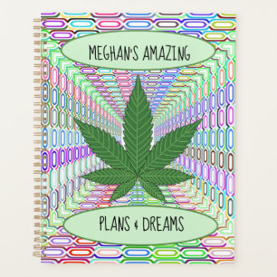 Weed Leaf Munchies Personalized Planner