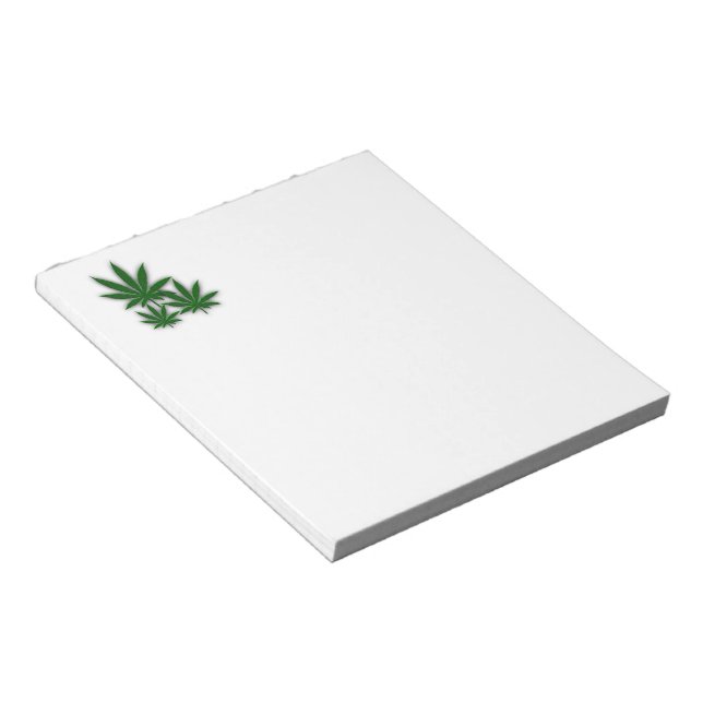 Weed Leaf Notepad (Angled)