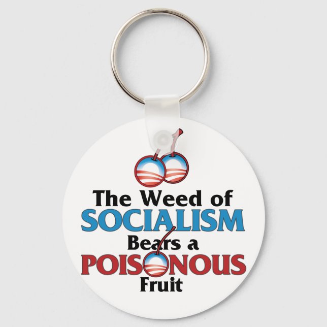 Weed of Socialistm Keychain (Front)