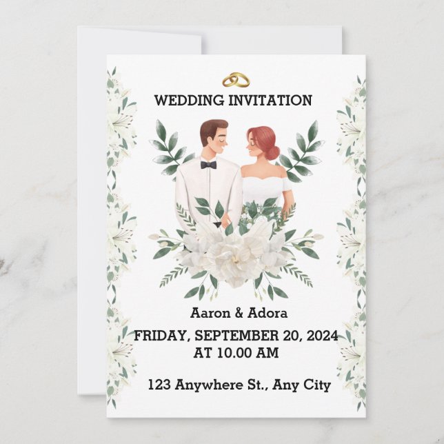  Weeding Invitation (Front)