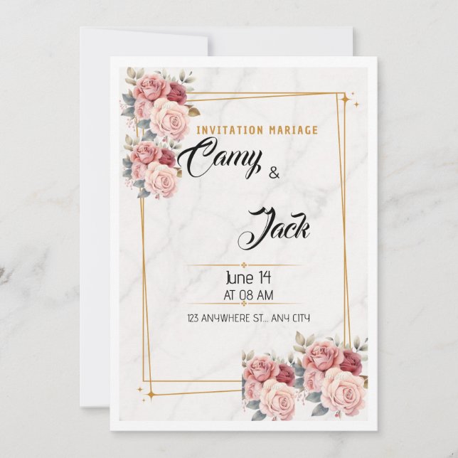 Weeding  invitation (Front)