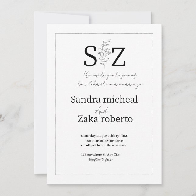 weeding invitation  (Devant)