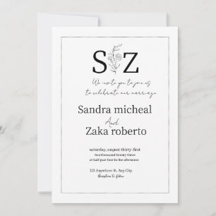 weeding invitation