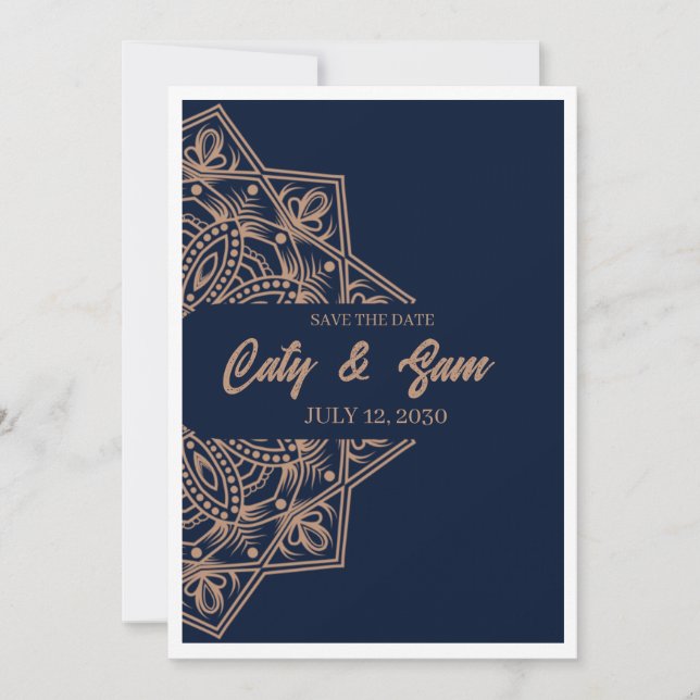 Weeding invitation mandala (Front)