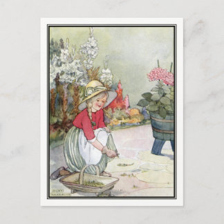 Weeding Paths by Anne Anderson Postcard
