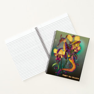 Weedy Seadragon with Orchids Notebook
