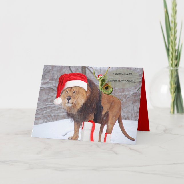 Weeee!! It's Christmassssss!!! Holiday Card (Front)