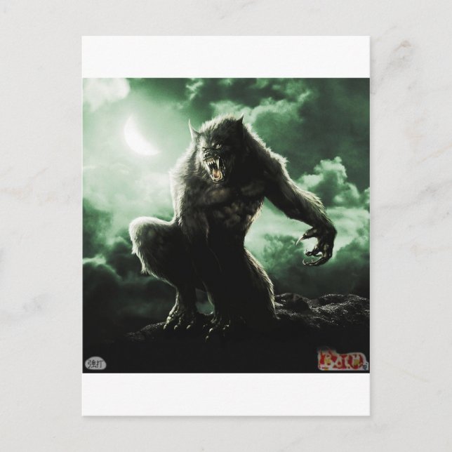 WeeerrrrrWolfje  ;) Postcard (Front)