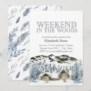 Week-end dans les bois   Invitation à une fête d'h