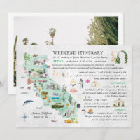 Week-end mariage à Napa | Carte d'itinéraire
