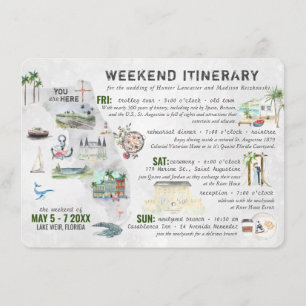 Week-end mariage en Floride Carte Itinéraire