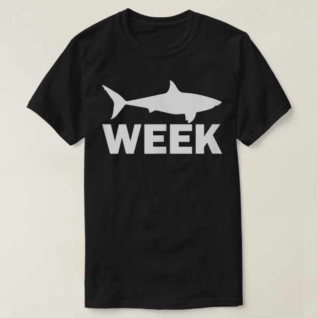 Week of Shark Funny Sharks  Great Discovery Time  T-Shirt (Design Front)