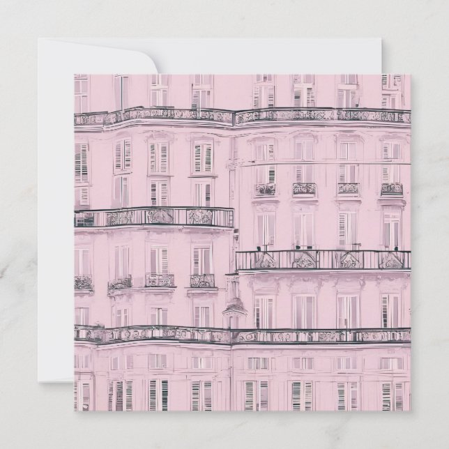 Weekend a Paris Invitation (Front)