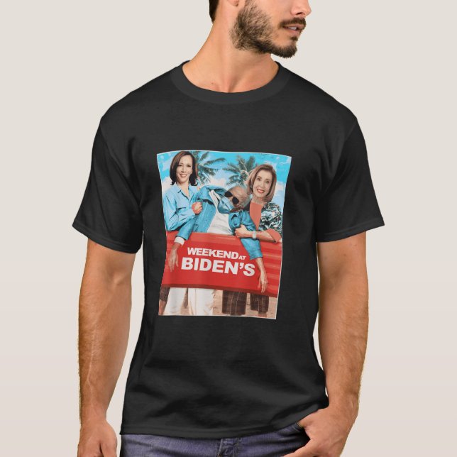 Weekend At Biden s Funny Trump 2024 T Shirt (Front)