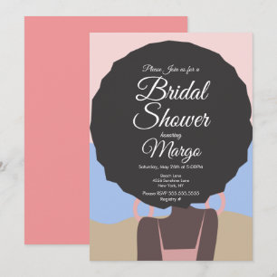 Weekend Beach Bridal Shower Girly Invitation