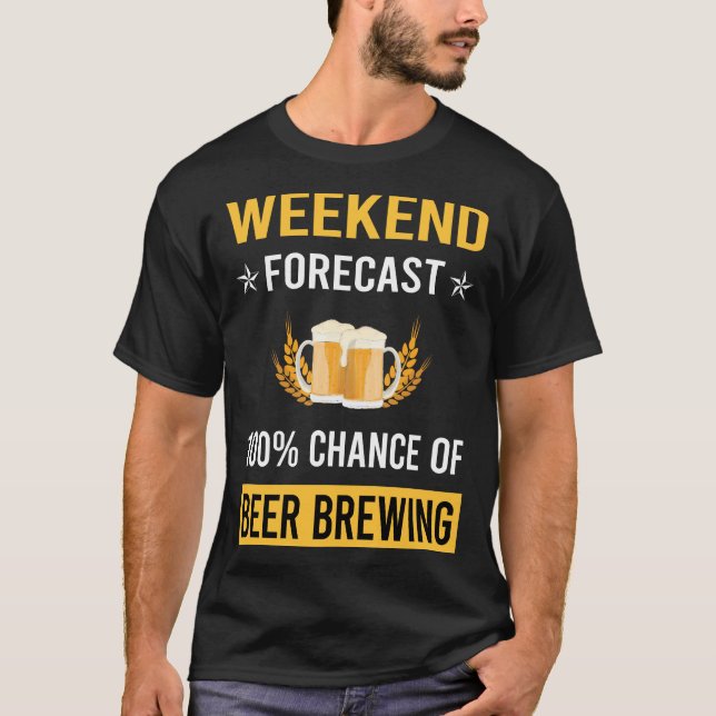 Weekend Beer Brewing Brew Brewer T-Shirt (Front)
