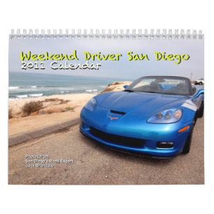 Weekend Driver San Diego 2011 Calendar