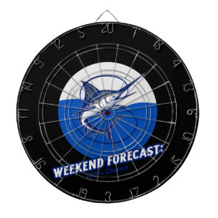 Weekend Forecast  100% Chance  Dartboard