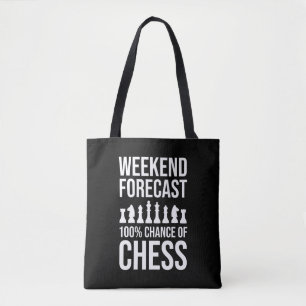Weekend Forecast - 100% Chance of Chess Tote Bag