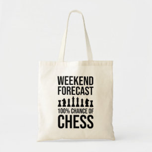 Weekend Forecast - 100% Chance of Chess Tote Bag