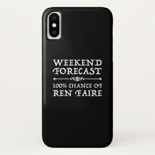 Weekend Forecast - 100% Chance of Ren Faire Case-Mate iPhone Case