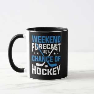 Weekend Forecast 100 Percent Hockey Mug