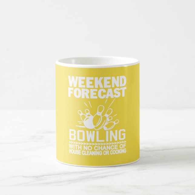 WEEKEND FORECAST BOWLING COFFEE MUG (Center)