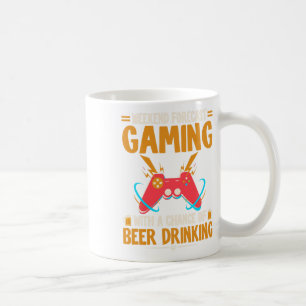 Weekend Forecast Gaming Clothes Computer Video Gam Coffee Mug